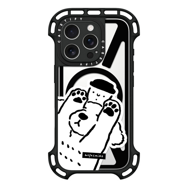 WHOSMiNG x CASETiFY iPhone 16 Pro Case Black ウルトラ バウンスケース MagSafe対応 DOG LOVES COFFEE WHOSMiNG x CASETiFY iPhone 16 Pro Case Black ウルトラ バウンスケース MagSafe対応 DOG LOVES COFFEE
