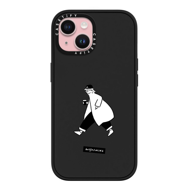 WHOSMiNG x CASETiFY iPhone 15 ケース マットブラック インパクトケース MagSafe対応 WHOSMiNG - TRAVELER