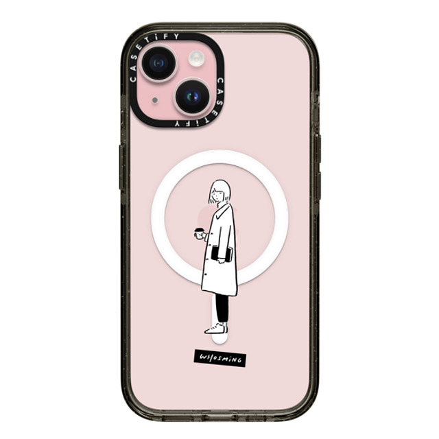 WHOSMiNG x CASETiFY iPhone 15 ケース Line Art,Minimalism ブラック インパクトケース MagSafe対応 WHOSMiNG - DAILY Back to School WHOSMiNG x CASETiFY iPhone 15 ケース Line Art,Minimalism ブラック インパクトケース MagSafe対応 WHOSMiNG - DAILY Back to School