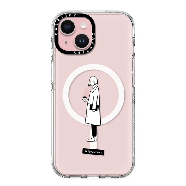 WHOSMiNG x CASETiFY iPhone 15 ケース Line Art,Minimalism クリア クリア ケース MagSafe対応 WHOSMiNG - DAILY Back to School WHOSMiNG x CASETiFY iPhone 15 ケース Line Art,Minimalism クリア クリア ケース MagSafe対応 WHOSMiNG - DAILY Back to School