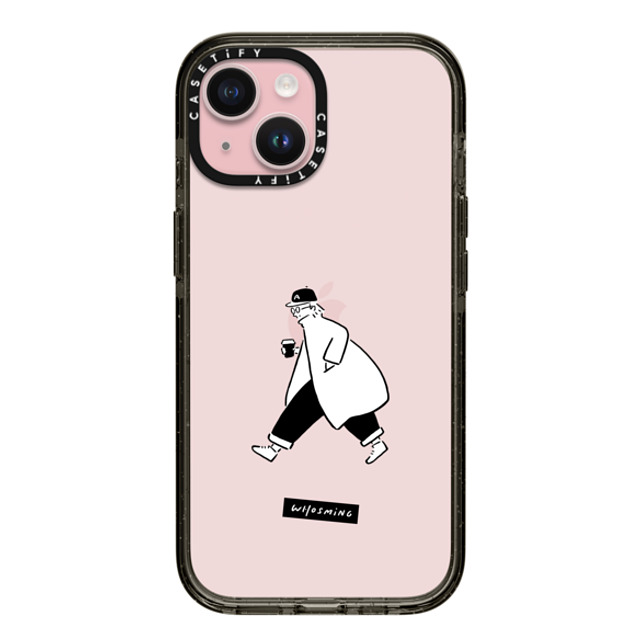 WHOSMiNG x CASETiFY iPhone 15 ケース ブラック インパクトケース WHOSMiNG - TRAVELER