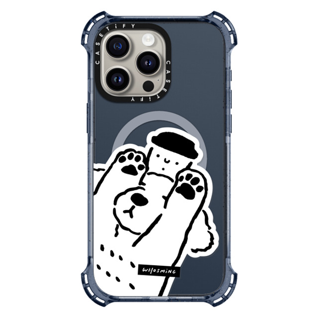 WHOSMiNG x CASETiFY iPhone 15 Pro Max ケース Dog,Animal Classic Blue バウンスケース DOG LOVES COFFEE Back to School WHOSMiNG x CASETiFY iPhone 15 Pro Max ケース Dog,Animal Classic Blue バウンスケース DOG LOVES COFFEE Back to School