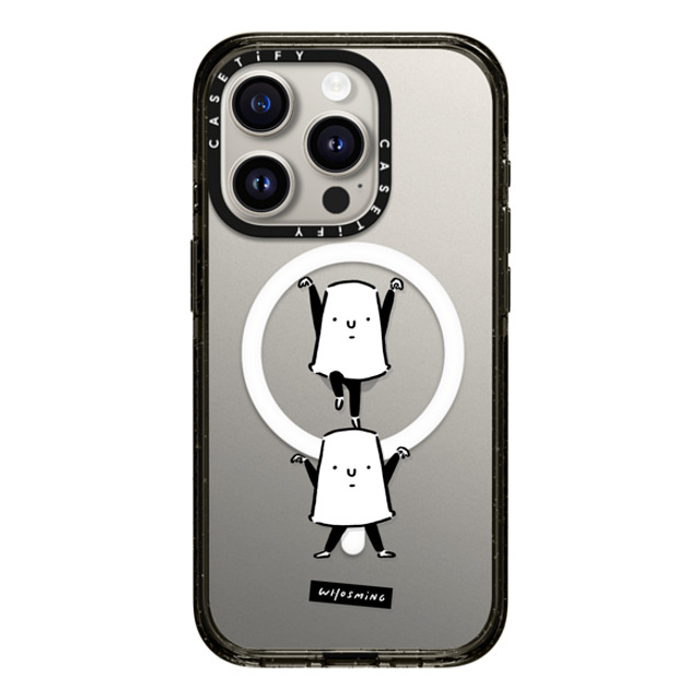 WHOSMiNG x CASETiFY iPhone 15 Pro ケース Line Art,Minimalism ブラック インパクトケース MagSafe対応 WHOSMiNG - OH YEAH Back to School WHOSMiNG x CASETiFY iPhone 15 Pro ケース Line Art,Minimalism ブラック インパクトケース MagSafe対応 WHOSMiNG - OH YEAH Back to School
