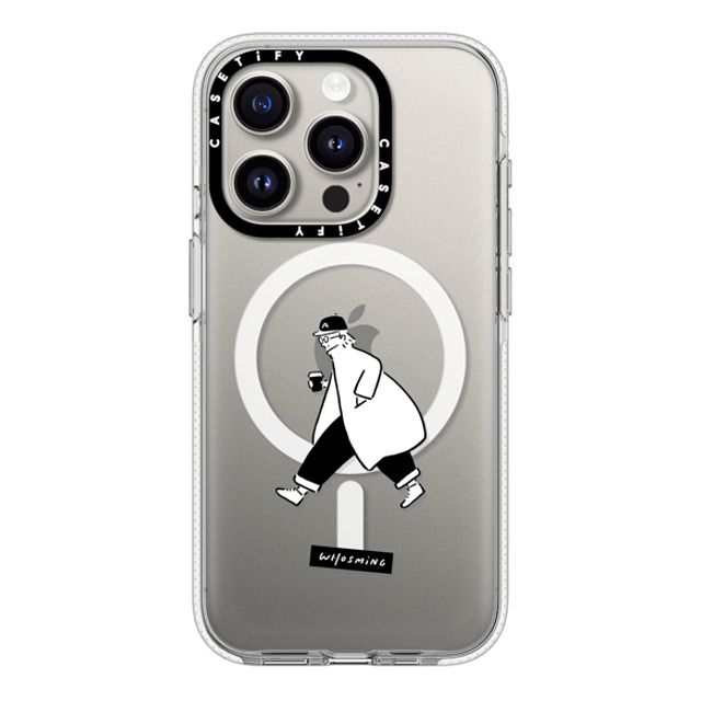 WHOSMiNG x CASETiFY iPhone 15 Pro ケース クリア クリア ケース MagSafe対応 WHOSMiNG - TRAVELER