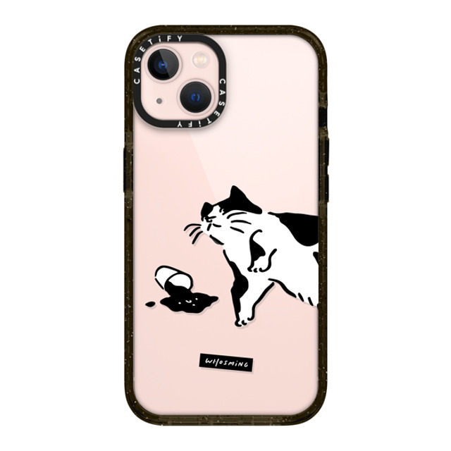 WHOSMiNG x CASETiFY iPhone 13 ケース ブラック インパクトケース WHOSMiNG - WHAT