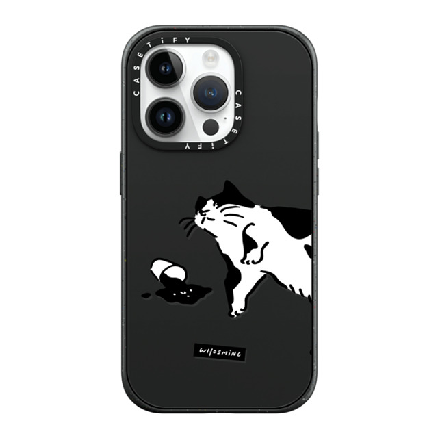 WHOSMiNG x CASETiFY iPhone 14 Pro ケース マットブラック インパクトケース MagSafe対応 WHOSMiNG - WHAT