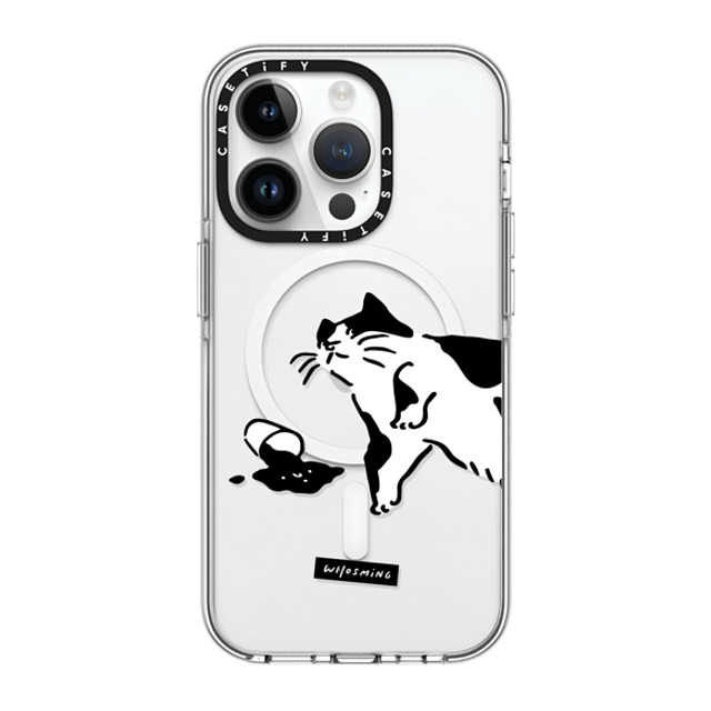 WHOSMiNG x CASETiFY iPhone 14 Pro ケース クリア クリア ケース MagSafe対応 WHOSMiNG - WHAT