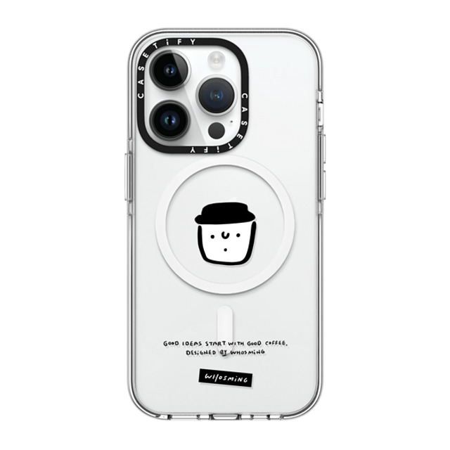 WHOSMiNG x CASETiFY iPhone 14 Pro ケース クリア クリア ケース MagSafe対応 WHOSMiNG - GOOD COFFEE