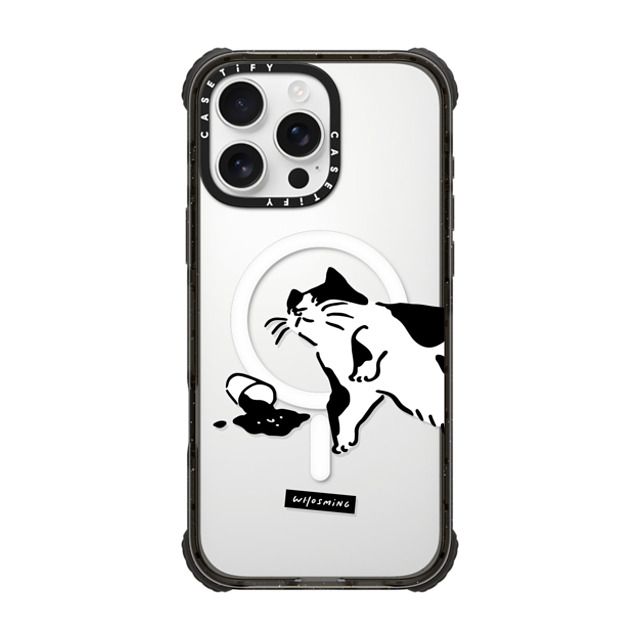 WHOSMiNG x CASETiFY iPhone 16 Pro Max Case Black ウルトラ インパクトケース MagSafe 対応 WHOSMiNG - WHAT WHOSMiNG x CASETiFY iPhone 16 Pro Max Case Black ウルトラ インパクトケース MagSafe 対応 WHOSMiNG - WHAT