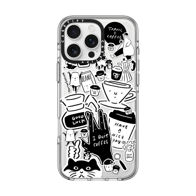 WHOSMiNG x CASETiFY iPhone 16 Pro Max ケース クリア クリア ケース MagSafe対応 WHOSMiNG - STICKERS