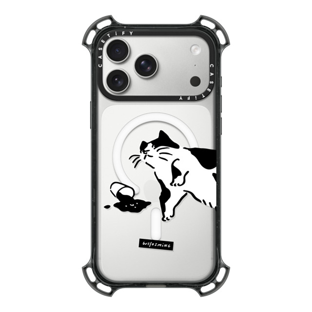 WHOSMiNG x CASETiFY iPhone 17 Pro Max Case Cat,Animal Black oEXP[X WHOSMiNG - WHAT