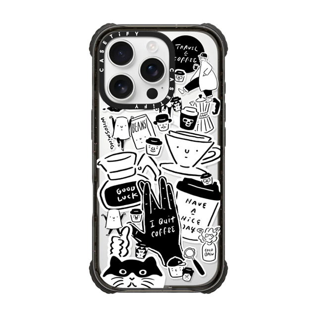 WHOSMiNG x CASETiFY iPhone 16 Pro Case Sticker,Cat Black ウルトラ インパクトケース MagSafe 対応 WHOSMiNG - STICKERS Back to School WHOSMiNG x CASETiFY iPhone 16 Pro Case Sticker,Cat Black ウルトラ インパクトケース MagSafe 対応 WHOSMiNG - STICKERS Back to School