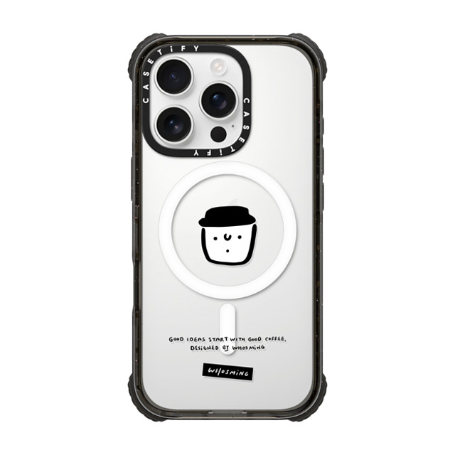 WHOSMiNG x CASETiFY iPhone 16 Pro Case Coffee,Line Art Black ウルトラ インパクトケース MagSafe 対応 WHOSMiNG - GOOD COFFEE Father's Day WHOSMiNG x CASETiFY iPhone 16 Pro Case Coffee,Line Art Black ウルトラ インパクトケース MagSafe 対応 WHOSMiNG - GOOD COFFEE Father's Day
