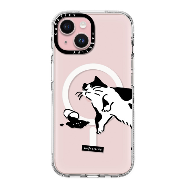 WHOSMiNG x CASETiFY iPhone 15 ケース クリア クリア ケース MagSafe対応 WHOSMiNG - WHAT