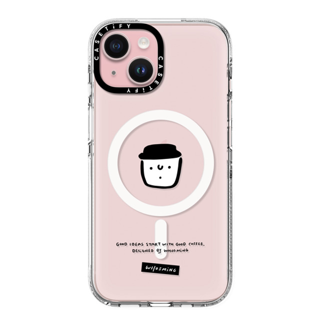 WHOSMiNG x CASETiFY iPhone 15 ケース クリア クリア ケース MagSafe対応 WHOSMiNG - GOOD COFFEE