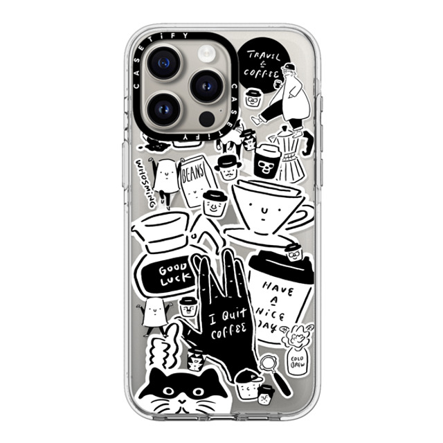 WHOSMiNG x CASETiFY iPhone 15 Pro Max ケース クリア クリア ケース MagSafe対応 WHOSMiNG - STICKERS