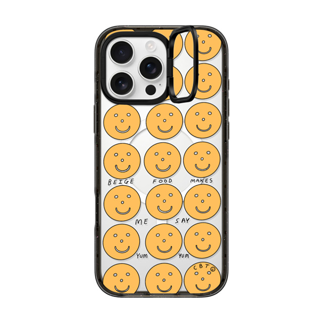 Constant Bagel Therapy x CASETiFY iPhone 16 Pro Max Case Food Black インパクトリングスタンドケース MagSafe対応 beige food makes me say yum yum Mother's Day Constant Bagel Therapy x CASETiFY iPhone 16 Pro Max Case Food Black インパクトリングスタンドケース MagSafe対応 beige food makes me say yum yum Mother's Day