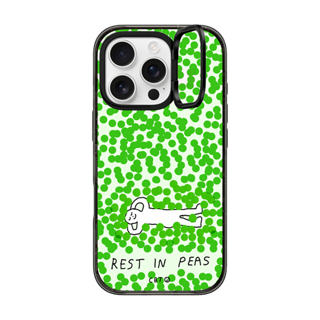 Constant Bagel Therapy x CASETiFY iPhone 16 Pro Case Food,Minimalism Black インパクトリングスタンドケース MagSafe対応 rest in peas Father's Day Constant Bagel Therapy x CASETiFY iPhone 16 Pro Case Food,Minimalism Black インパクトリングスタンドケース MagSafe対応 rest in peas Father's Day
