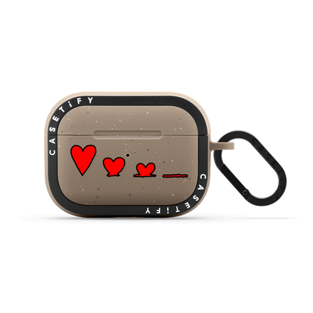 Constant Bagel Therapy x CASETiFY AirPods Pro Heart,Love Matte Taupe バウンス ケース heart melt Father's Day Constant Bagel Therapy x CASETiFY AirPods Pro Heart,Love Matte Taupe バウンス ケース heart melt Father's Day