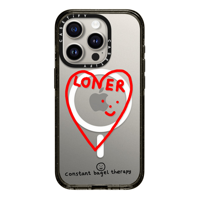 Constant Bagel Therapy x CASETiFY iPhone 15 Pro Case Heart,Cartoon ブラック インパクトケース MagSafe対応 loner Mother's Day Constant Bagel Therapy x CASETiFY iPhone 15 Pro Case Heart,Cartoon ブラック インパクトケース MagSafe対応 loner Mother's Day