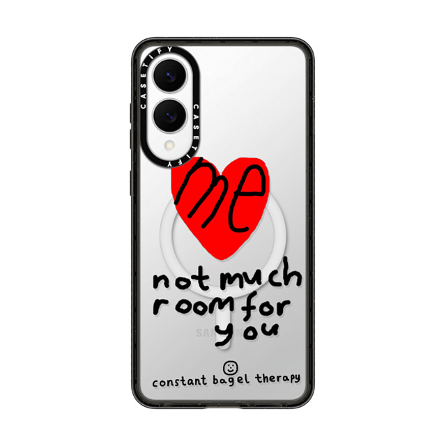 Constant Bagel Therapy x CASETiFY Galaxy S25 Edge ケース Heart,Cartoon ブラック マグネット式 インパクトケース me - not much room for you Halloween Constant Bagel Therapy x CASETiFY Galaxy S25 Edge ケース Heart,Cartoon ブラック マグネット式 インパクトケース me - not much room for you Halloween