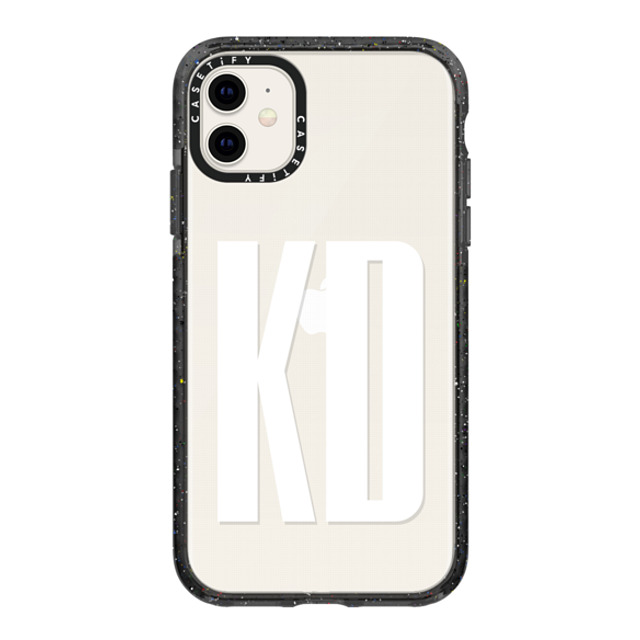 CASETiFY iPhone 11 Case Black Impact Case Custom Case - KD CASETiFY iPhone 11 Case Black Impact Case Custom Case - KD