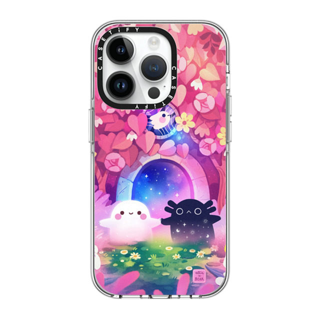 Ellievsbear x CASETiFY iPhone 14 Pro Case Clear Clear Case MagSafe Compatible Soulmates by ellievsbear Ellievsbear x CASETiFY iPhone 14 Pro Case Clear Clear Case MagSafe Compatible Soulmates by ellievsbear