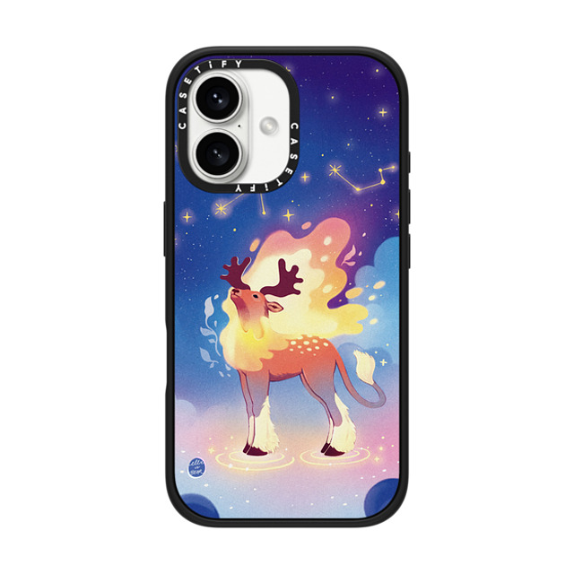 Ellievsbear x CASETiFY iPhone 16 ケース Animal,Cartoon マットブラック インパクトケース MagSafe対応 Kirin by ellievsbear Father's Day Ellievsbear x CASETiFY iPhone 16 ケース Animal,Cartoon マットブラック インパクトケース MagSafe対応 Kirin by ellievsbear Father's Day