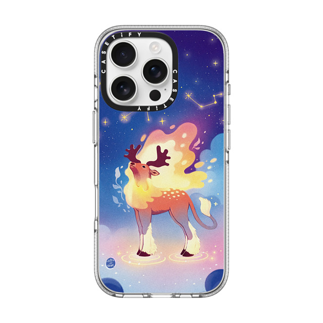 Ellievsbear x CASETiFY iPhone 16 Pro ケース Animal,Cartoon クリア クリア ケース MagSafe対応 Kirin by ellievsbear Father's Day Ellievsbear x CASETiFY iPhone 16 Pro ケース Animal,Cartoon クリア クリア ケース MagSafe対応 Kirin by ellievsbear Father's Day