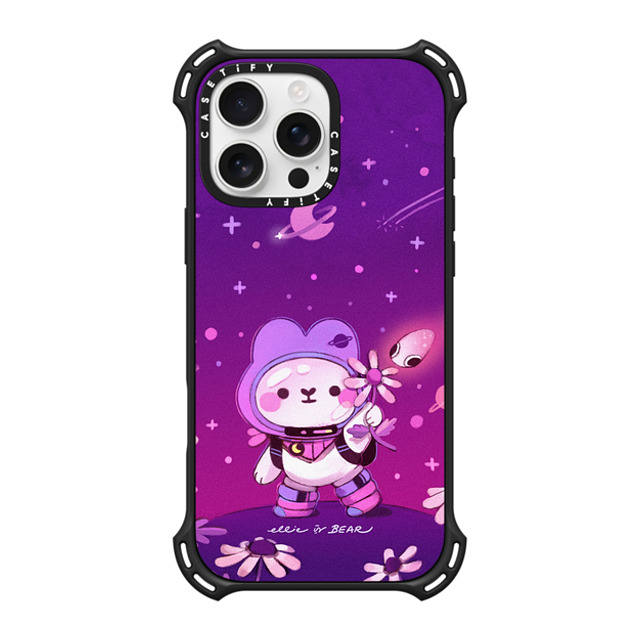 Ellievsbear x CASETiFY iPhone 16 Pro Max Case Matte Black バウンスケース Spacebun by ellievsbear Ellievsbear x CASETiFY iPhone 16 Pro Max Case Matte Black バウンスケース Spacebun by ellievsbear