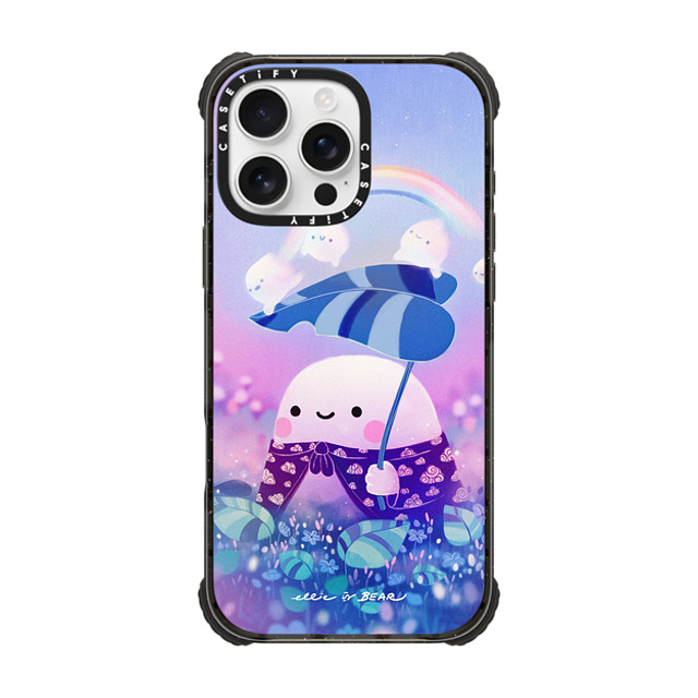 Ellievsbear x CASETiFY iPhone 16 Pro Max Case Animal,Cartoon Black ウルトラ インパクトケース MagSafe 対応 Rainy Ghost by ellievsbear Father's Day Ellievsbear x CASETiFY iPhone 16 Pro Max Case Animal,Cartoon Black ウルトラ インパクトケース MagSafe 対応 Rainy Ghost by ellievsbear Father's Day