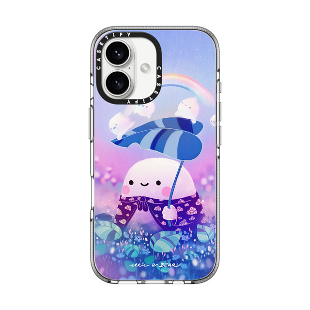 Ellievsbear x CASETiFY iPhone 16 Case Animal,Cartoon Clear Clear Case MagSafe Compatible Rainy Ghost by ellievsbear Father's Day Ellievsbear x CASETiFY iPhone 16 Case Animal,Cartoon Clear Clear Case MagSafe Compatible Rainy Ghost by ellievsbear Father's Day