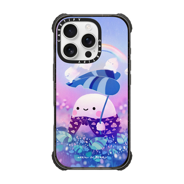 Ellievsbear x CASETiFY iPhone 16 Pro Case Black ウルトラ インパクトケース MagSafe 対応 Rainy Ghost by ellievsbear Ellievsbear x CASETiFY iPhone 16 Pro Case Black ウルトラ インパクトケース MagSafe 対応 Rainy Ghost by ellievsbear