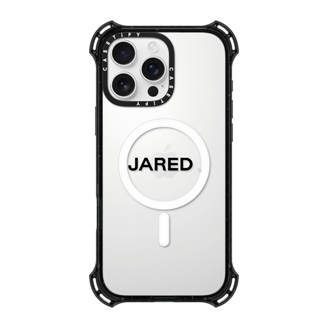 CASETiFY iPhone 16 Pro Max Case Black バウンスケース Custom Case - jared. CASETiFY iPhone 16 Pro Max Case Black バウンスケース Custom Case - jared.