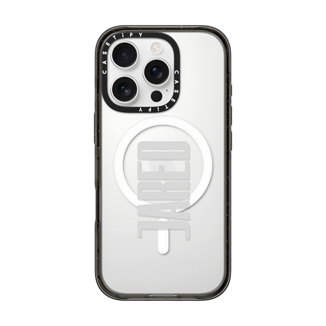 CASETiFY iPhone 16 Pro Case Black Impact Case MagSafe Compatible Custom Case - Jared CASETiFY iPhone 16 Pro Case Black Impact Case MagSafe Compatible Custom Case - Jared