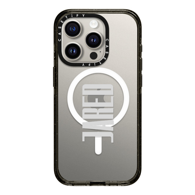 CASETiFY iPhone 15 Pro Case Black Impact Case MagSafe Compatible Custom Case - Jared CASETiFY iPhone 15 Pro Case Black Impact Case MagSafe Compatible Custom Case - Jared