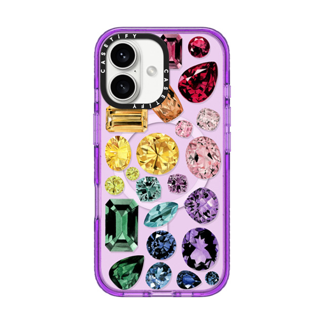CASETiFY iPhone 16 Case パープル Impact Case MagSafe Compatible You're a Gem dena cooper CASETiFY iPhone 16 Case パープル Impact Case MagSafe Compatible You're a Gem dena cooper