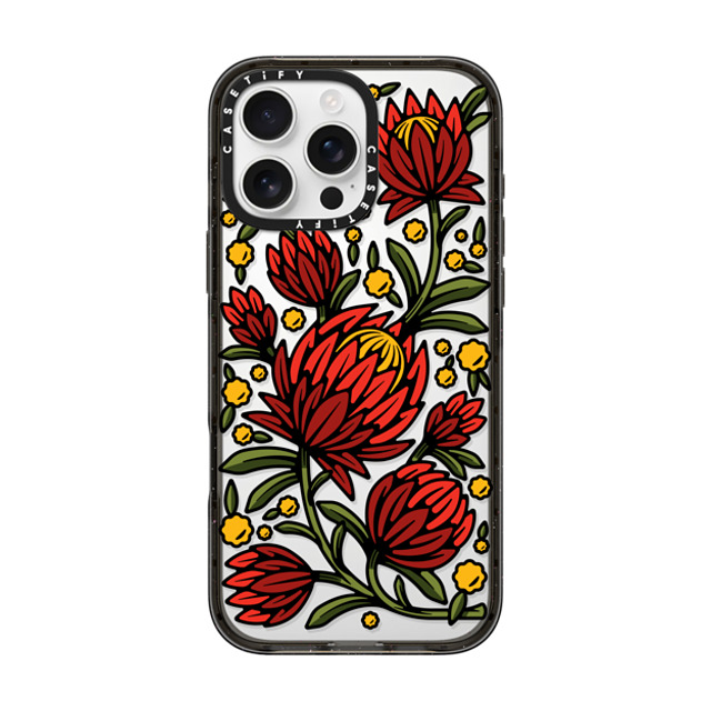 Chris Costa x CASETiFY iPhone 16 Pro Max Case Black インパクトケース Flower Power by Chris Costa Mother's Day Chris Costa x CASETiFY iPhone 16 Pro Max Case Black インパクトケース Flower Power by Chris Costa Mother's Day