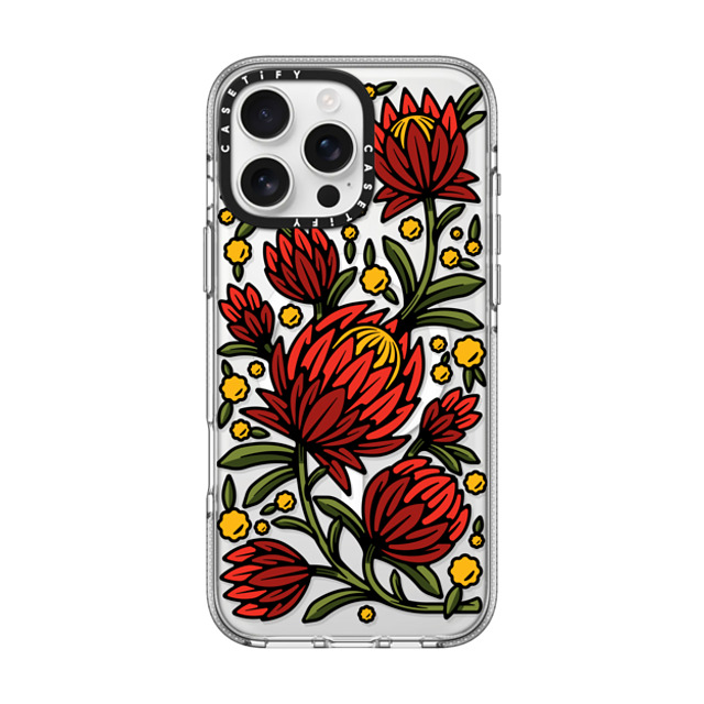 Chris Costa x CASETiFY iPhone 16 Pro Max Case Clear Clear Case MagSafe Compatible Flower Power by Chris Costa Mother's Day Chris Costa x CASETiFY iPhone 16 Pro Max Case Clear Clear Case MagSafe Compatible Flower Power by Chris Costa Mother's Day