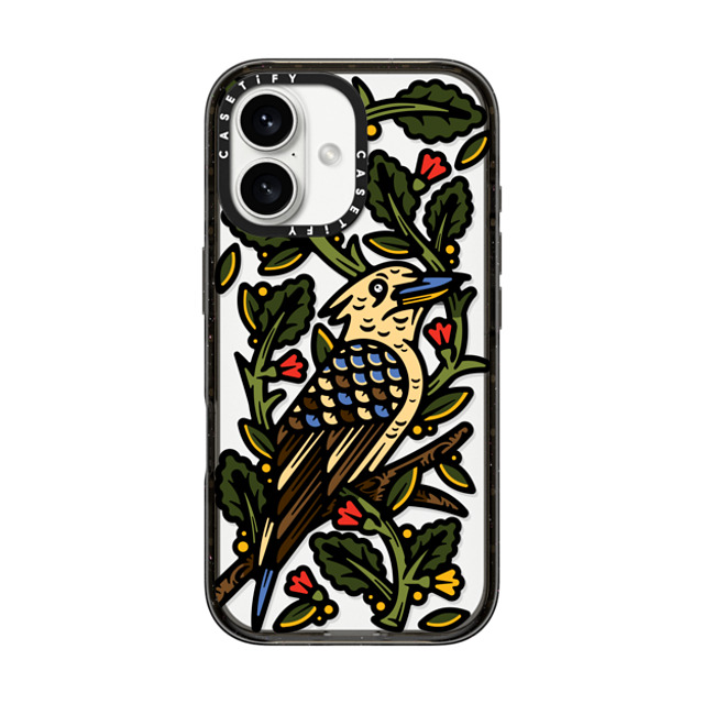 Chris Costa x CASETiFY iPhone 16 Case Black Impact Case Early Bird by Chris Costa Back to School Chris Costa x CASETiFY iPhone 16 Case Black Impact Case Early Bird by Chris Costa Back to School