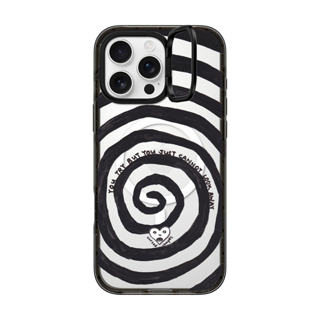Cursed Shapes x CASETiFY iPhone 16 Pro Max Case Quote,Monochrome Black インパクトリングスタンドケース MagSafe対応 Hypnotized Mother's Day Cursed Shapes x CASETiFY iPhone 16 Pro Max Case Quote,Monochrome Black インパクトリングスタンドケース MagSafe対応 Hypnotized Mother's Day