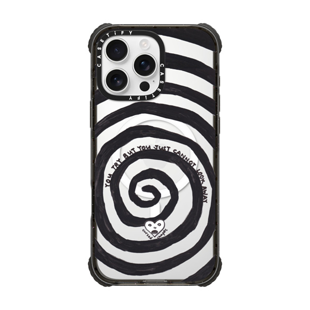 Cursed Shapes x CASETiFY iPhone 16 Pro Max Case Quote,Monochrome Black ウルトラ インパクトケース MagSafe 対応 Hypnotized Mother's Day Cursed Shapes x CASETiFY iPhone 16 Pro Max Case Quote,Monochrome Black ウルトラ インパクトケース MagSafe 対応 Hypnotized Mother's Day