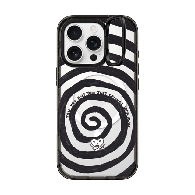 Cursed Shapes x CASETiFY iPhone 16 Pro Case Quote,Monochrome Black インパクトリングスタンドケース MagSafe対応 Hypnotized Mother's Day Cursed Shapes x CASETiFY iPhone 16 Pro Case Quote,Monochrome Black インパクトリングスタンドケース MagSafe対応 Hypnotized Mother's Day