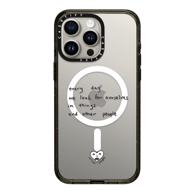 Cursed Shapes x CASETiFY iPhone 15 Pro Max ケース Quote,Monochrome ブラック インパクトケース MagSafe対応 Every Day Mother's Day Cursed Shapes x CASETiFY iPhone 15 Pro Max ケース Quote,Monochrome ブラック インパクトケース MagSafe対応 Every Day Mother's Day