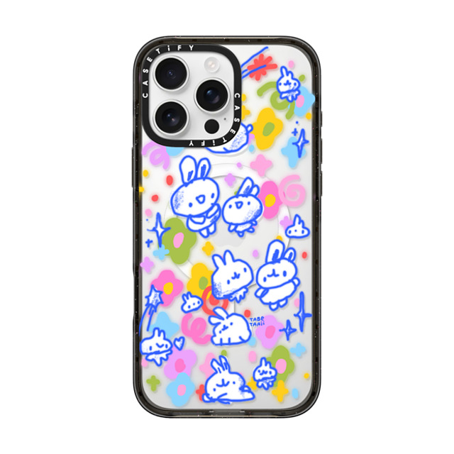 Tabetaaii x CASETiFY iPhone 16 Pro Max Case Bunny,Cartoon Black Impact Case MagSafe Compatible glow bun 2 by tabetaaii Back to School Tabetaaii x CASETiFY iPhone 16 Pro Max Case Bunny,Cartoon Black Impact Case MagSafe Compatible glow bun 2 by tabetaaii Back to School