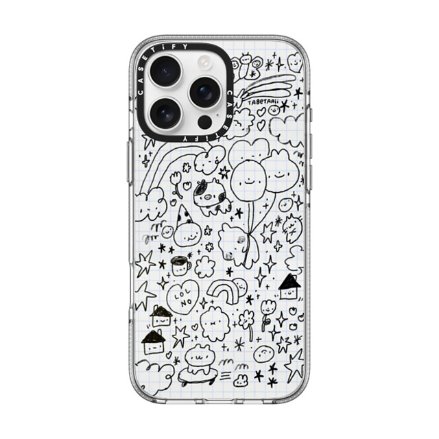 Tabetaaii x CASETiFY iPhone 16 Pro Max ケース Bunny,Cartoon クリア クリア ケース MagSafe対応 LOL No by tabetaaii Back to School Tabetaaii x CASETiFY iPhone 16 Pro Max ケース Bunny,Cartoon クリア クリア ケース MagSafe対応 LOL No by tabetaaii Back to School
