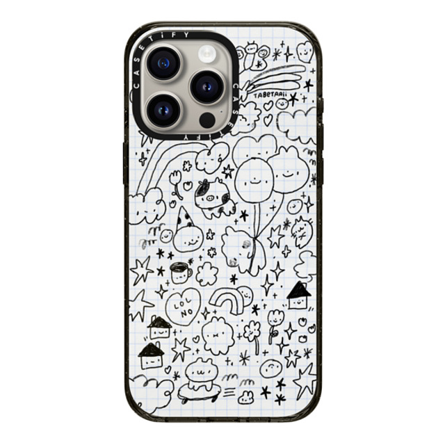 Tabetaaii x CASETiFY iPhone 15 Pro Max ケース Bunny,Cartoon ブラック インパクトケース MagSafe対応 LOL No by tabetaaii Back to School Tabetaaii x CASETiFY iPhone 15 Pro Max ケース Bunny,Cartoon ブラック インパクトケース MagSafe対応 LOL No by tabetaaii Back to School