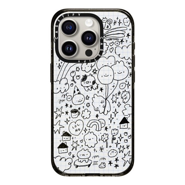 Tabetaaii x CASETiFY iPhone 15 Pro ケース Bunny,Cartoon ブラック インパクトケース MagSafe対応 LOL No by tabetaaii Back to School Tabetaaii x CASETiFY iPhone 15 Pro ケース Bunny,Cartoon ブラック インパクトケース MagSafe対応 LOL No by tabetaaii Back to School