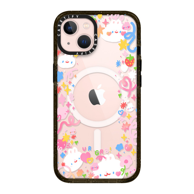 Tabetaaii x CASETiFY iPhone 13 ケース ブラック インパクトケース MagSafe対応 UR GR8! by tabetaaii