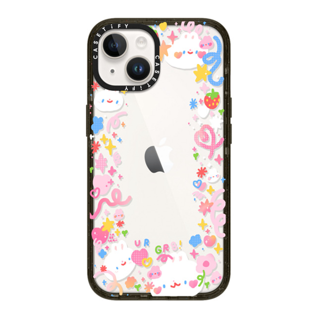 Tabetaaii x CASETiFY iPhone 14 ケース ブラック インパクトケース UR GR8! by tabetaaii